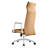 Sledmere High-Back Leather Office Chair – Ergonomic Executive, Task & Conference Chair with Swivel, Tilt, Upholstered Seat & Iron Frame for Home Office or Conference Room-1014014069
