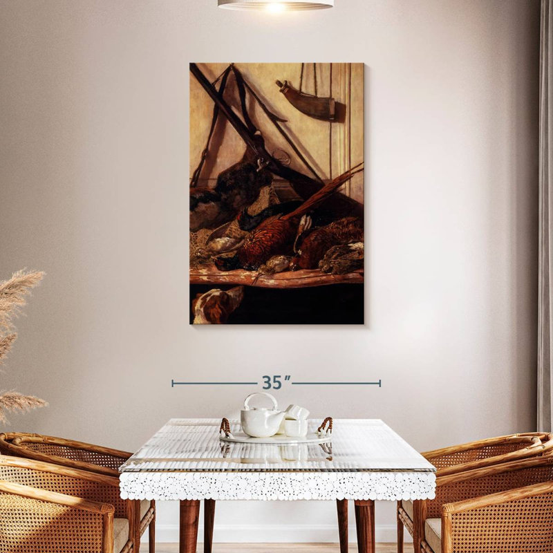 Les trophées de la chasse, 45" H x 30" W