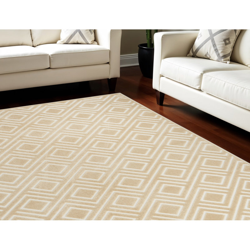 Tapis brun clair 7 'x 9'