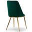 Chaise d'appoint en velours Zielke