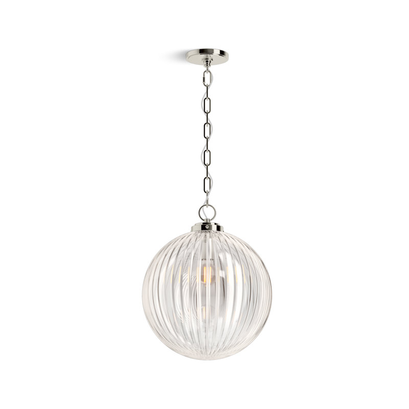 Embra By Studio McGee 14 in. Pendant, Polished Nickel