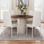 Etzel Set of 4 Modern Faux Leather Armless High Back Dining Chairs-60418012-110274554