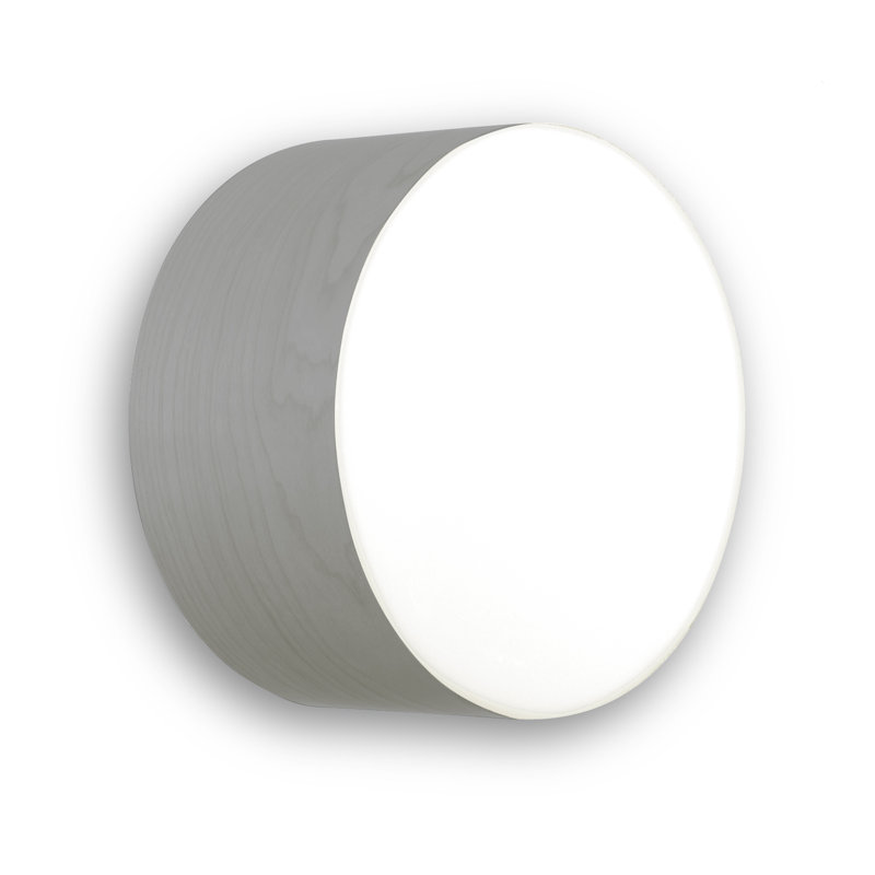 Gea 1 - Light LED Flush Mounted Sconce, 3.9" H x 7.9" W x 7.9" D, Gray, 2700K LED