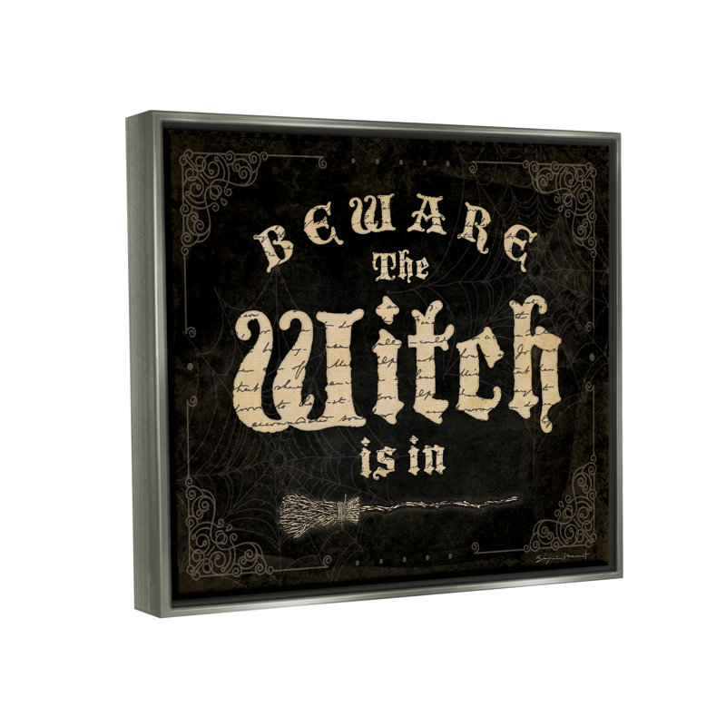 «Beware The Witch Vintage» par Stephanie Workman, Marrott, impression, H 25 po x l 31 po x P 1,7 po