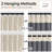 100% Blackout Faux Linen Pinch Pleated Curtain Panels Thermal Insulated Drapes with 20 Hooks for Bedroom & Living Room, Set of 2-1952807648-1952807650
