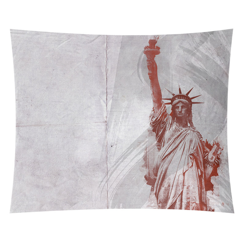Tapisserie statue of liberty, Intérieur / extérieur, H 60,5 po x l 81,5 po