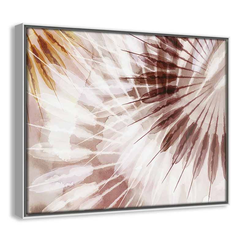 «Dance of the Rays I Print» par Eva Watts, Blanc, H 12,5 po x l 15,5 po
