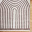 Dark Brown Modern Washable Rug, Geometric Anti-Slip Rug For Living Room, Dining Room, Bedroom, Kitchen-1942867330