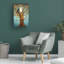 Animaux, art déco, chat 10 sur toile-90737458