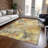 Machine Washable Indoor/Outdoor Xhevrie Gold Rug-1072400434