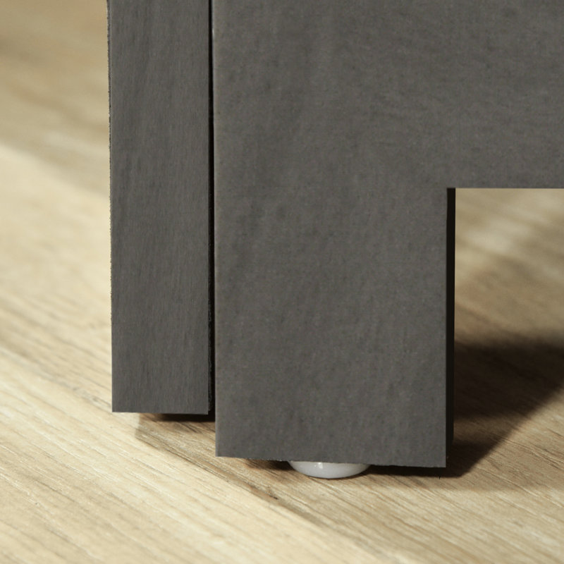 4 paravents pliables avec rangement, gris 5,6 pi pour la chambre à coucher et le bureau, écran de style bois rustique,
