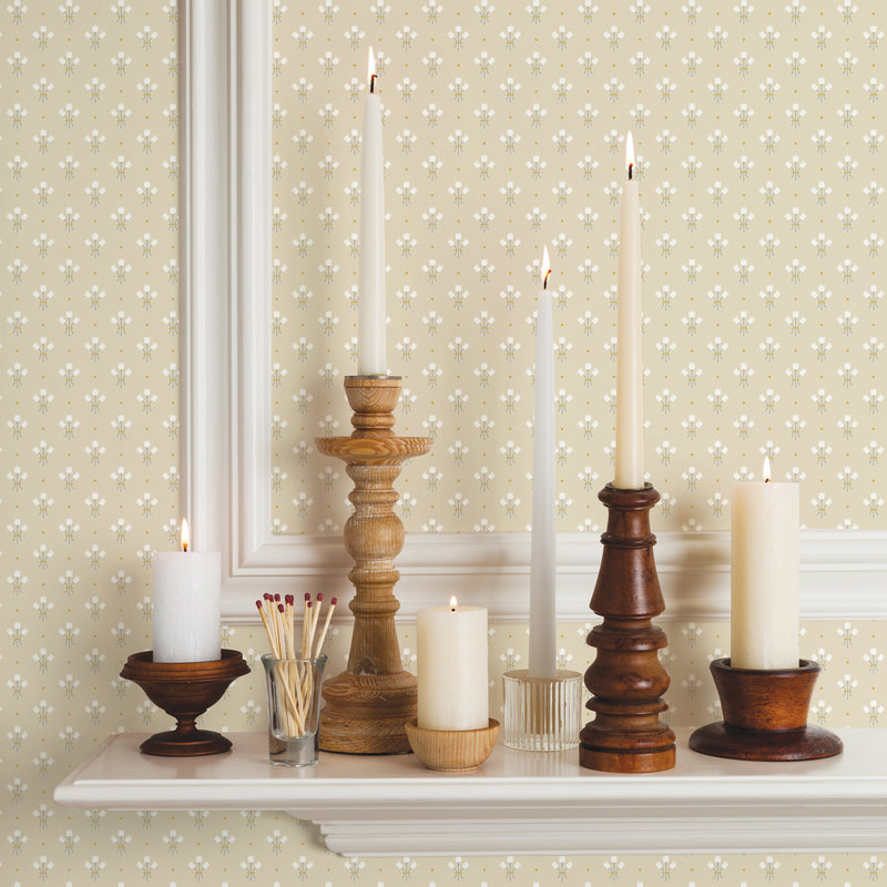 Bryanna 10.05m x 53cm Matte Wallpaper Roll, Beige