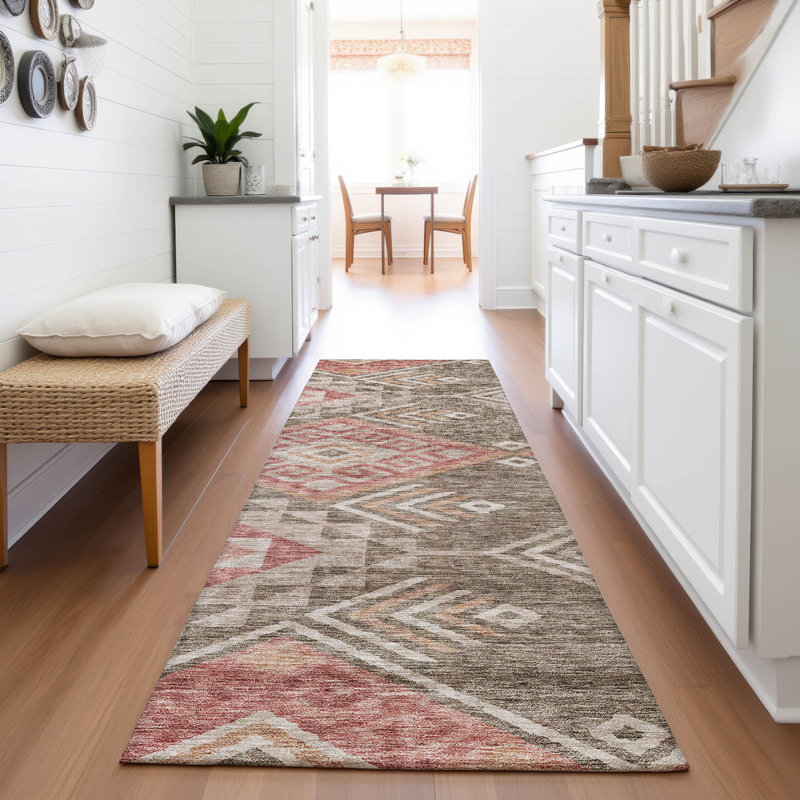 Tapis de qualité supérieure lavable à la machine Wayne AMF1091, Tapis de couloir 2 pi 3 po x 7 pi 6 po