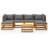 7 Piece Lounge Chair with Cushions-198368819
