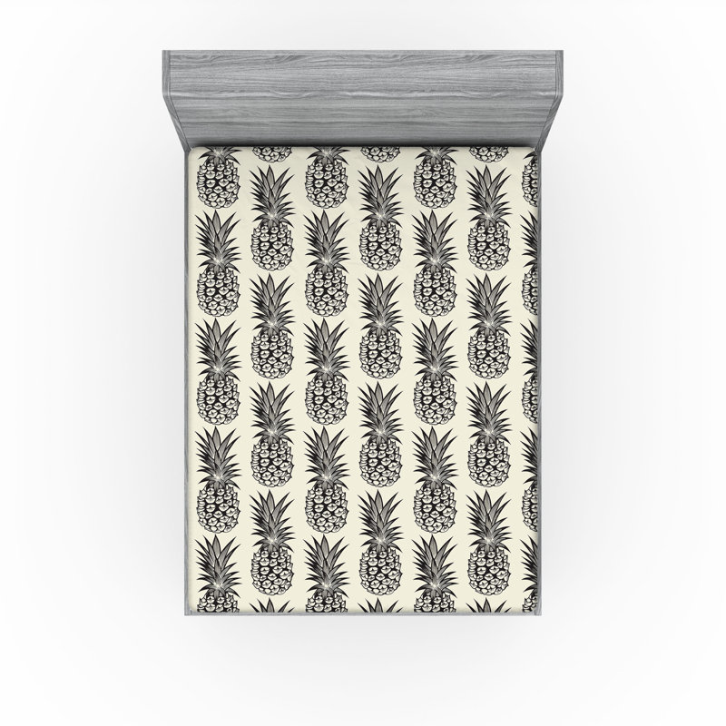 Ensemble de 2 draps-housses Ambesonne, Drap-housse pour très grand lit californien