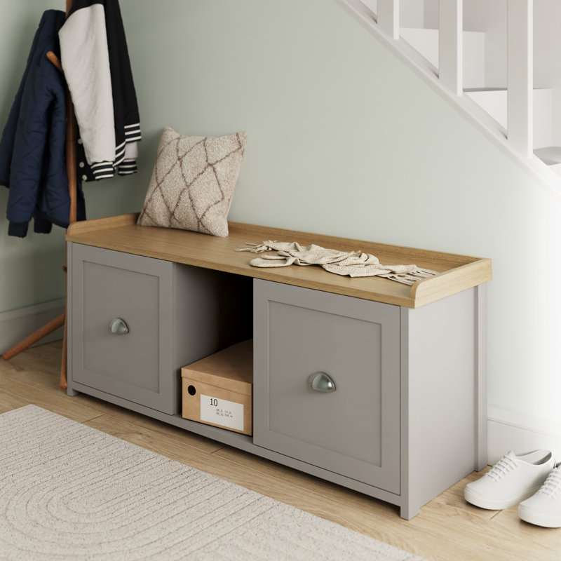 Storage Bench, Grey