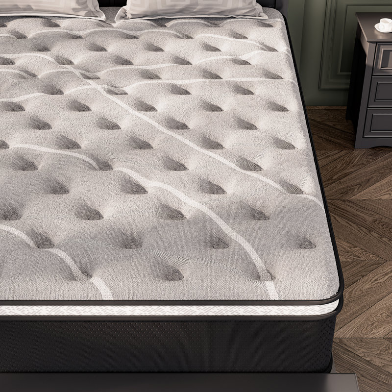 Mattress, Memory Foam Hybrid Mattress in a Box, Pocket Springs for Pressure Relief, Medium Firm, Fiberglass Free, Full, 12"