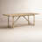 Vallie Oak Solid Wood Dining Table