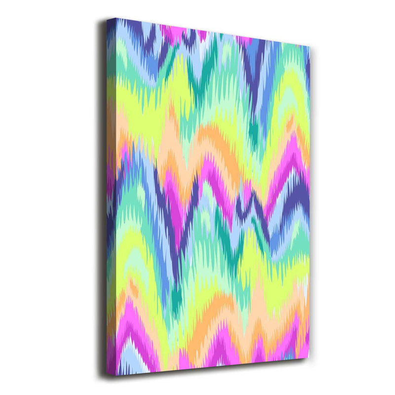 Rainbow Background - Wrapped Canvas Print