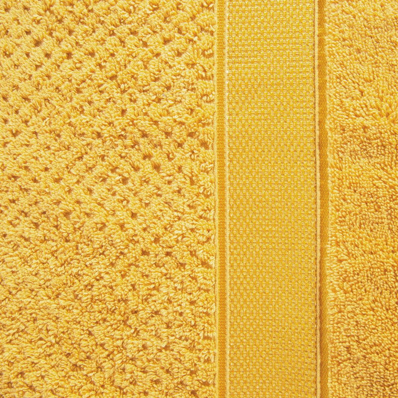 Kishmat Midweight Jacquard Bath Towel, Mustard