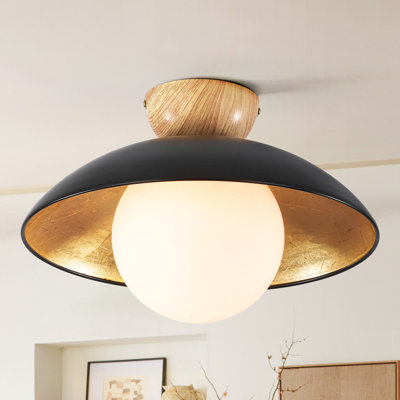 Briceson Modern Glass Bubble Flush Mount