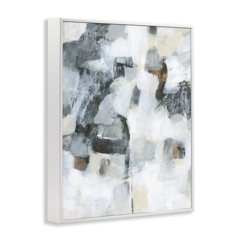 «Giclee Art» par Melissa Wang, Estampe numérique encadrée blanc bord de mer, H 14 po x l 11 po