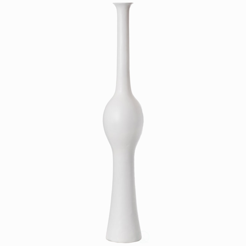 Ceramic Floor Vase, 1 piece, 42.5" H x 8.5" W x 8.5" D