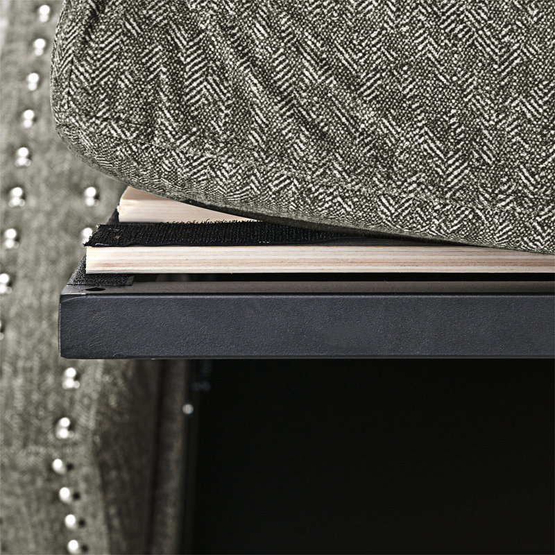 Canapé-lit modulaire avec méridienne de rangement double