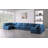 Jocqua Velvet U-Shaped Sectional Reversible-936614070