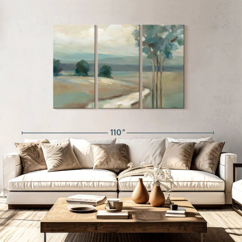 Avery Sage Trees, 48" H x 74" W