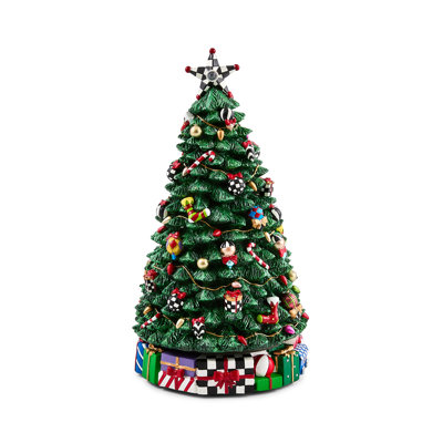 Christmas Carol Rotating Musical Tree