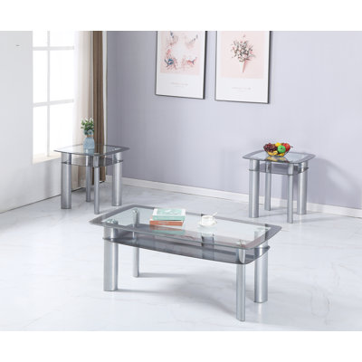Chrystiana 3 - Piece Living Room Table Set by Wrought Studio