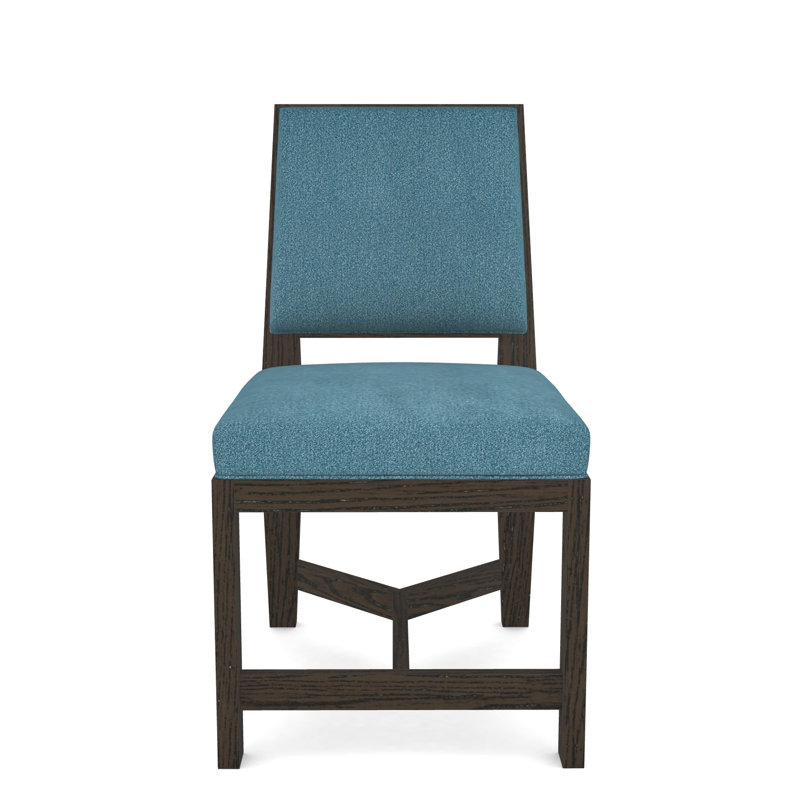 Thom Filicia Home Upholstered Back Side Chair, Havana, Ian Lagoon