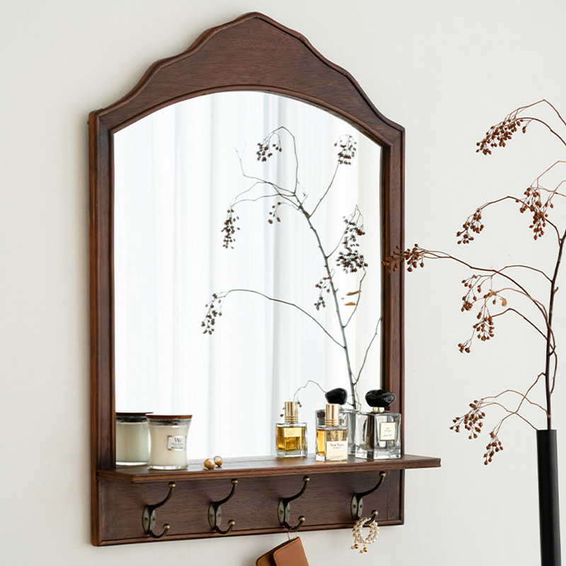 Arch Solid wood Wall Mirror