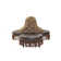 Round Leather Ottoman