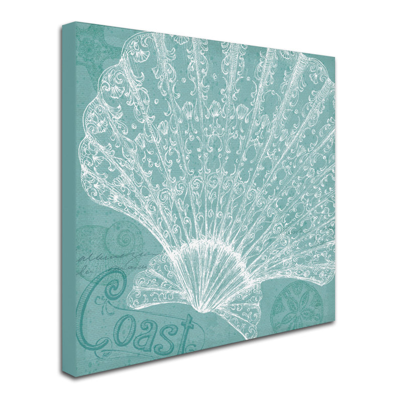 Mahaffey «Aqua Treasure III» par Daphne Brissonnet, impression sur toile tendue, H 35 po x l 35 po x P 2 po