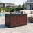300 Gallon Waterproof Deck Box with Walnut Finish