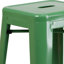Kai Industrial Style Bar Stool - Set of 4 - Modern Metal Counter or Bar Height-1394825063-1394825072