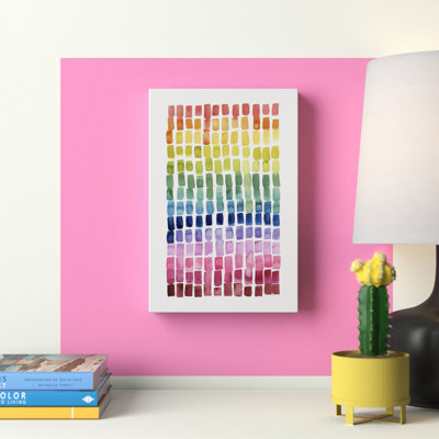 «Under the rainbow II» par Grace Popp - peinture sur toile tendue
