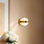 Selene 5-in Gold dimmable LED Wall Sconce-1013477798