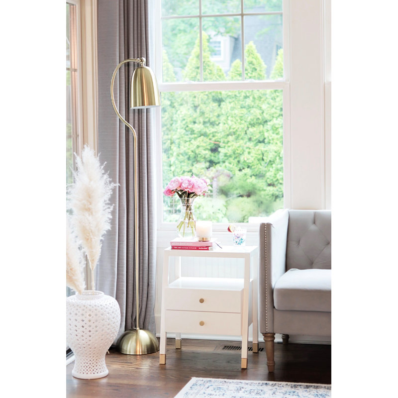 Lampe sur pied arquée 67 po Carmon