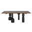 Leandra Dining Table with Walnut Top