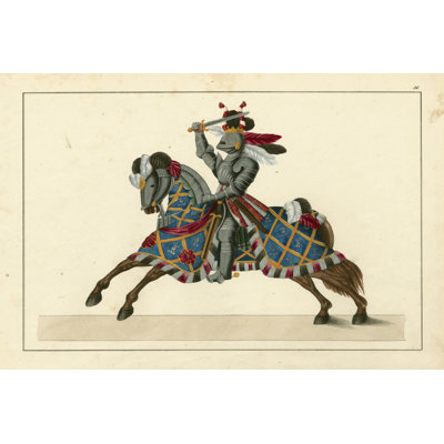 Knights in Armour II 1 Piece Wrapped Canvas Wall Art