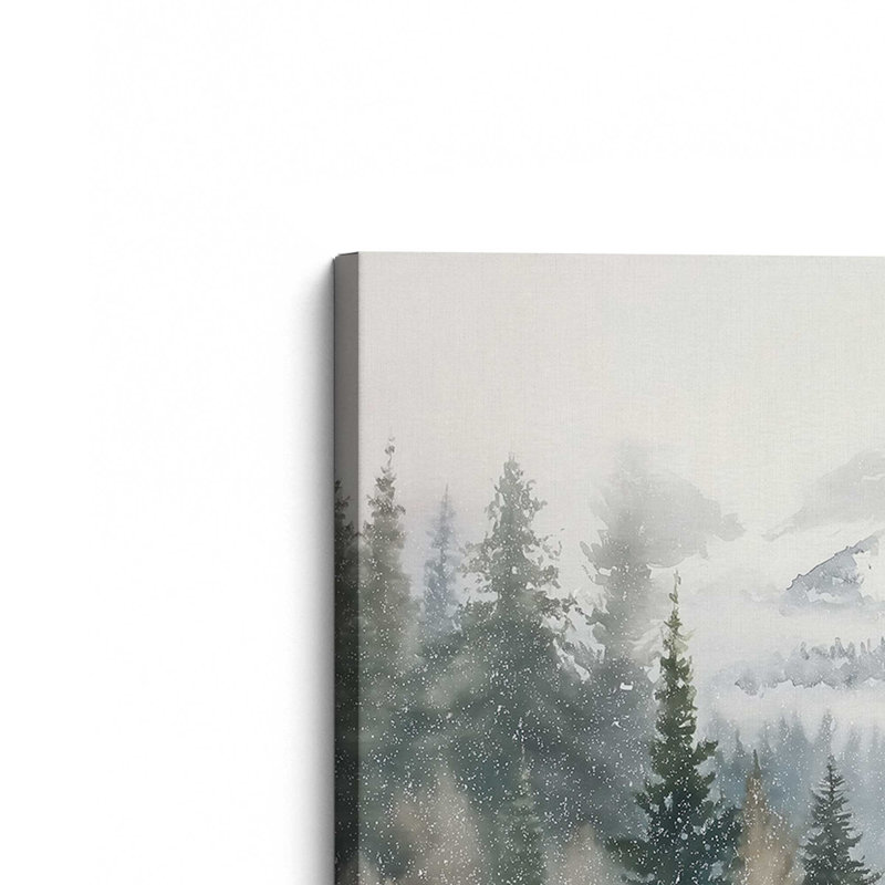 Impression sur toile Frosted Haul, H 24 po x l 36 po, Toile tendue avec châssis