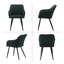Priscilla 50cm H Linen Upholstered Metal Armchair-139514090