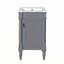 Meuble-lavabo de salle de bain avec lavabo en céramique-78721108