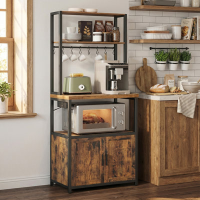 Kitchen Bakers Rack With Power Outlet