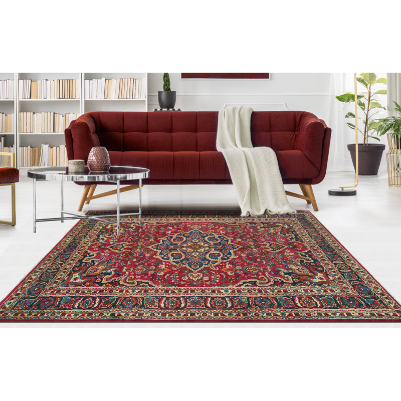 Khylar Distressed Andee Red Rug