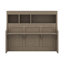 Lit escamotable simple avec bureau et tablettes de rangement-1569495108