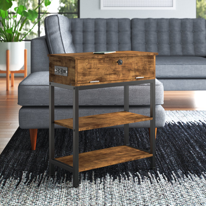 Table d'appoint Reca, Jaune